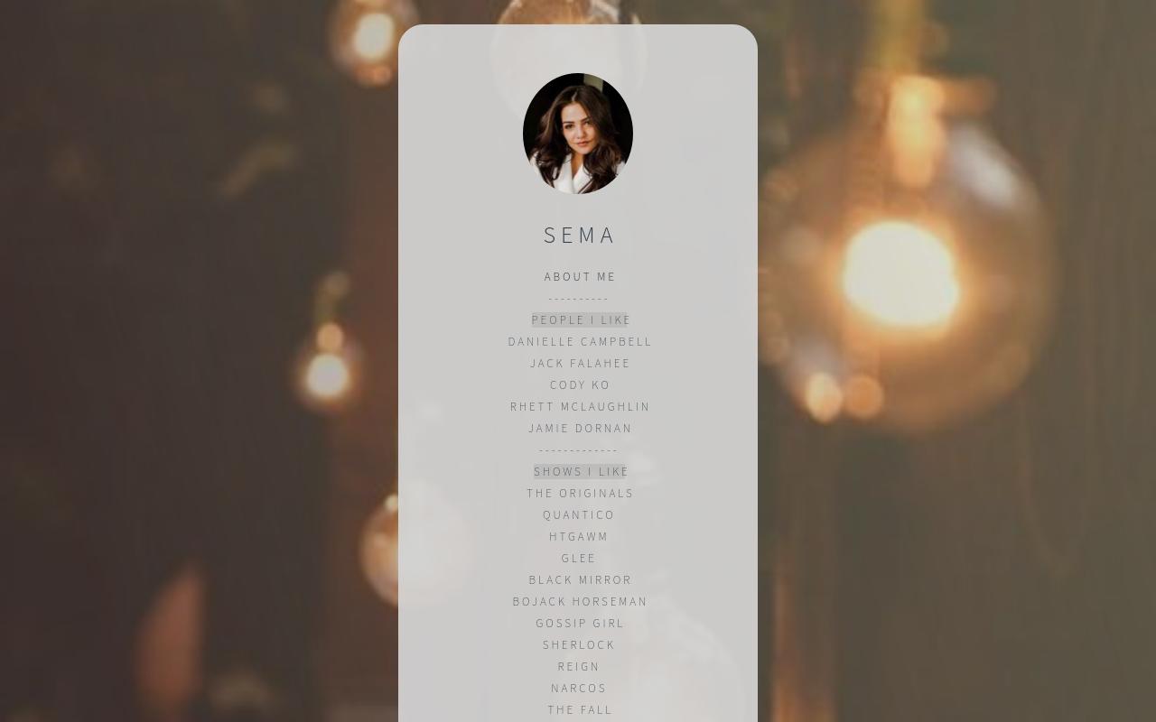 Carrd profile picture for @sema